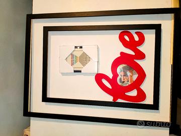 Set 4 Cornici: 3 Modern Black + 1 Decorativa