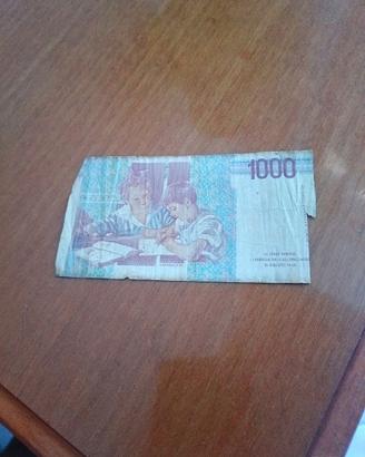  banconote 1000 lire e 5000  lire 