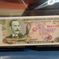 Costarica 1992  5 colones