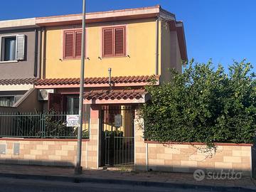 Capo schiera con giardino