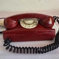 Telefono Vintage rosso anni '60/70