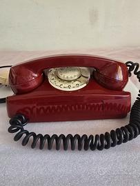 Telefono Vintage rosso anni '60/70