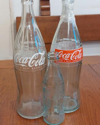 Bottiglie Coca Cola anni 70
