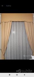 tenda sartoriale con discese e mantovana