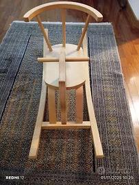 Cavallo a dondolo in Legno