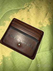 Portacarte montblanc marrone