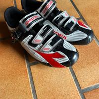 Scarpe ciclismo strada Diadora 41 con tacche