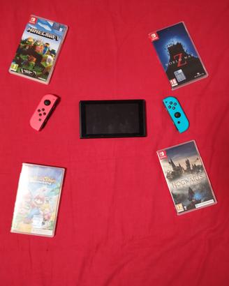 ni tendo switch con giochi 