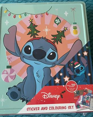 Stickers and colouring set Stitch