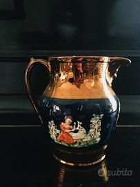 Caraffa Antica, blu e oro zecchino