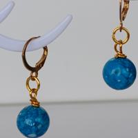 Orecchini apatite turchese 