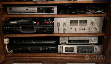 Impianto audio Hi-Fi con casse diffusori