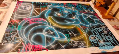 pokemon blastoise blu neon edition