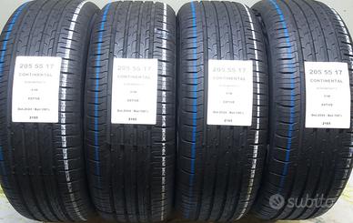 4 GOMME 205 55 17 CONTINENTAL A2165