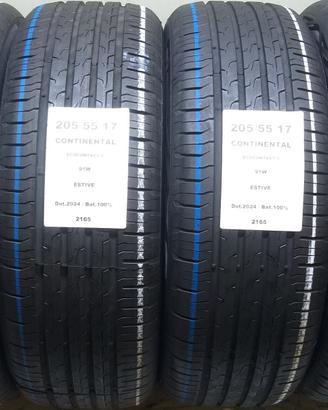 4 GOMME 205 55 17 CONTINENTAL A2165