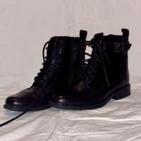 Stivaletto nero vera pelle