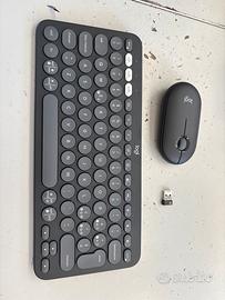 Tastiera + mouse pebble 2 combo