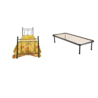 Letto singolo in ferro battuto, modello Mimosa