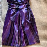 Abito raso donna con giacchino incrociato