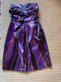 Abito raso donna con giacchino incrociato