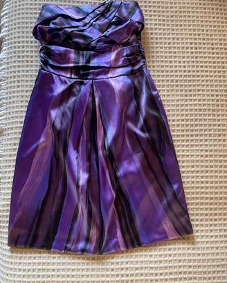 Abito raso donna con giacchino incrociato