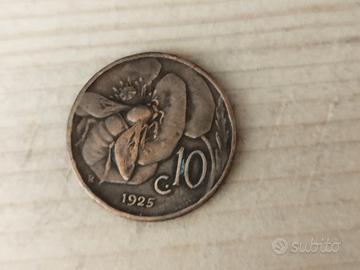 10 centesimi ape 1925 Regno d Italia