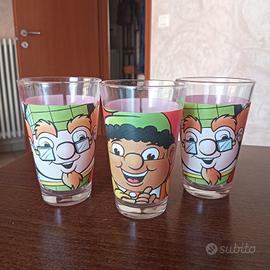 3 bicchieri simpaticissimi  dellla Loacker 