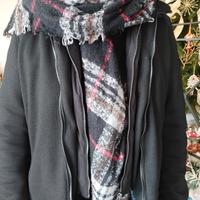 sciarpa a quadri unisex 