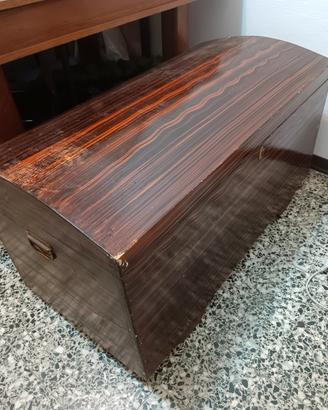 Baule Vintage Bombato Anni '40/'50 - Venature Zeb