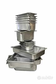 Vaschette GN acciaio inox ristorazione-Gastronorm