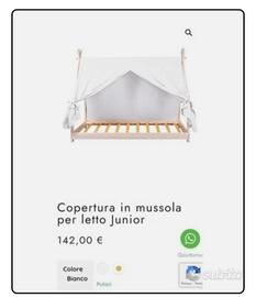 Copertura letto Montessoriano Picci