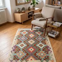 tappeto kilim afgano 100% lana 
