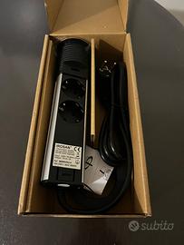 Torretta estraibile con 3 prese schuko e 2 USB a s