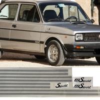 FIAT 127 SPORT KIT ADESIVI CARROZZERIA 10 PZ