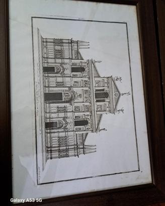 Tavole antiche disegni progetto Palladio