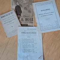 documenti duce ventennio ww2