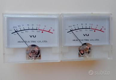 Vu meter Akay vintage coppia