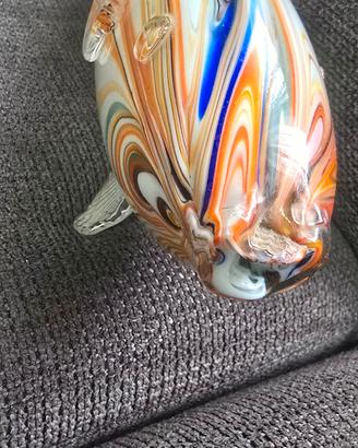 Pesce in vetro di Murano vintage anni 60/80