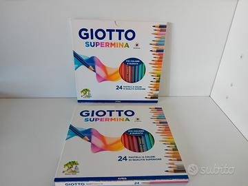 pastelli Giotto supermina da 24 colori 2pz.
