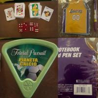 Nba lakers trivial pursuit calcio mini carte poker