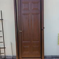 Portoncino Ingresso in Alluminio Effetto Legno