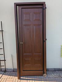 Portoncino Ingresso in Alluminio Effetto Legno