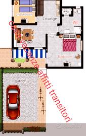 Lido di Ostia giardino costo auto casa vacanze