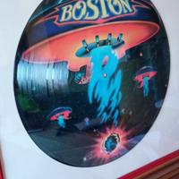 Vinile LP Boston del 1976 con cornice