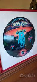 Vinile LP Boston del 1976 con cornice