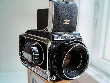 Fotocamera 6X6 Zenza Bronica + ob.75 Nikkor + 150