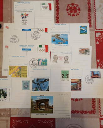 Cartoline, buste e interi postali