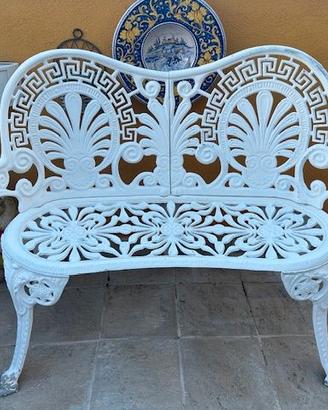 Set da giardino panca tavolo due sedie