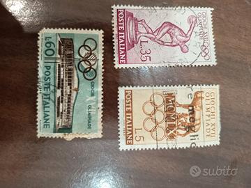 lotto francobolli olimpiadi 