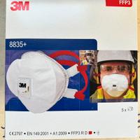 5 Mascherine 3M 8835+ FFP3 RD